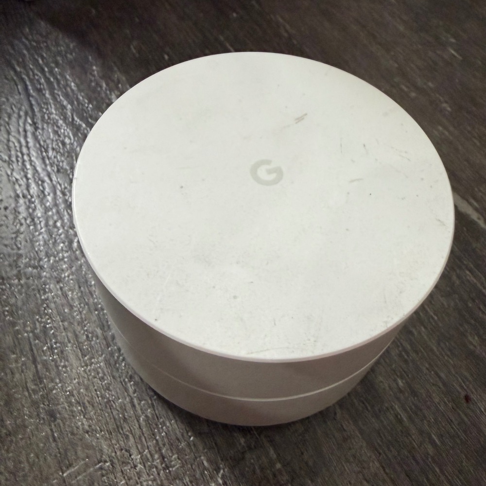 Google Wifi‎ Mesh Router AC-1304 White Dual-Band Gigabit Ethernet No Cord